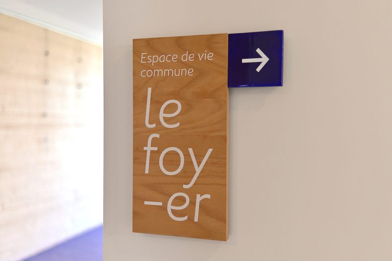 Signalétique pour la Maison de la culture de Colombier-Saugnieu